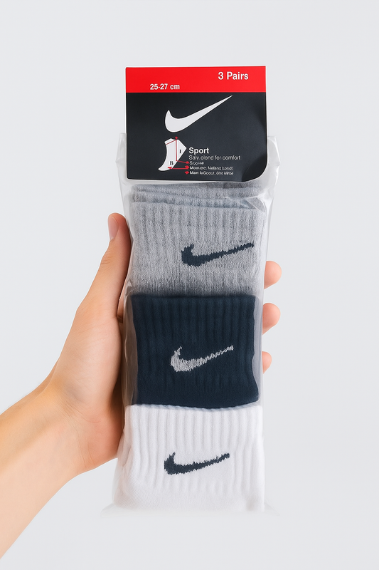 Nike Unisex Cotton Socks – Soft, Breathable & Durable