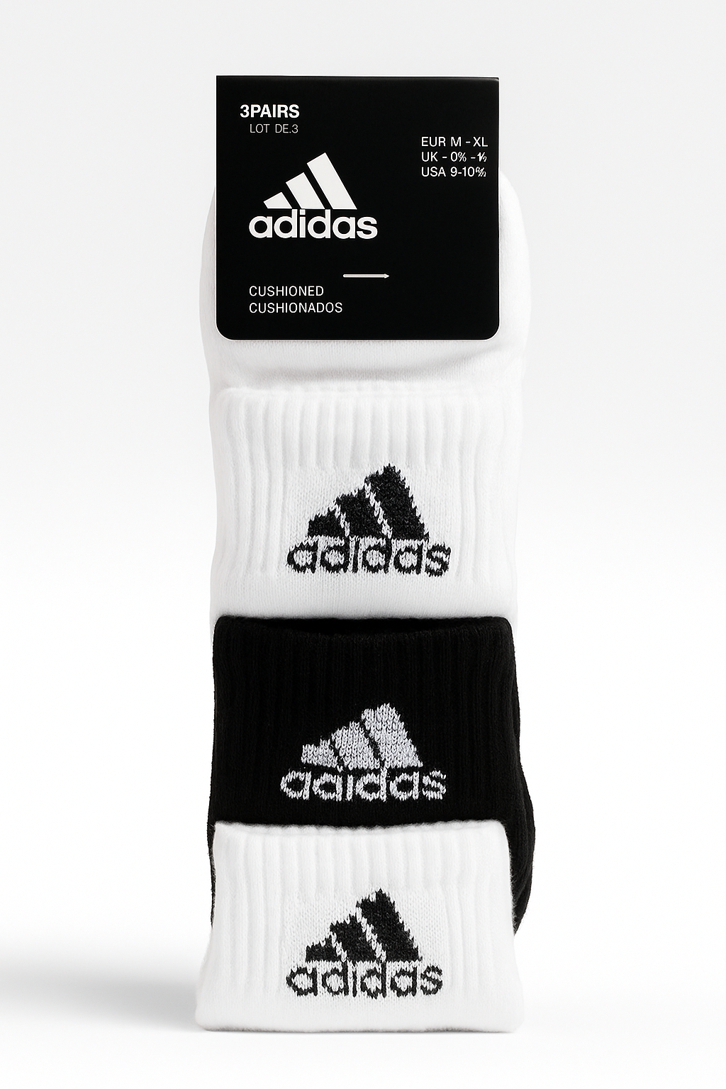 Adidas Combed Cotton Unisex Socks – Soft, Durable & Breathable Everyday Wear
