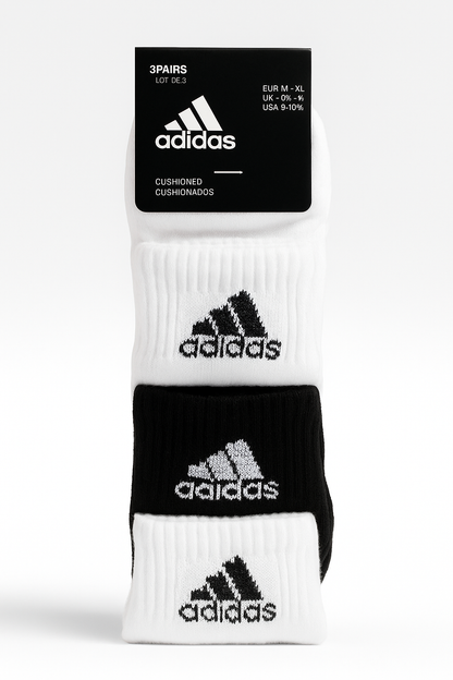Adidas Combed Cotton Unisex Socks – Soft, Durable & Breathable Everyday Wear
