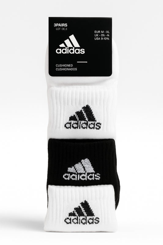 Adidas Combed Cotton Unisex Socks – Soft, Durable & Breathable Everyday Wear